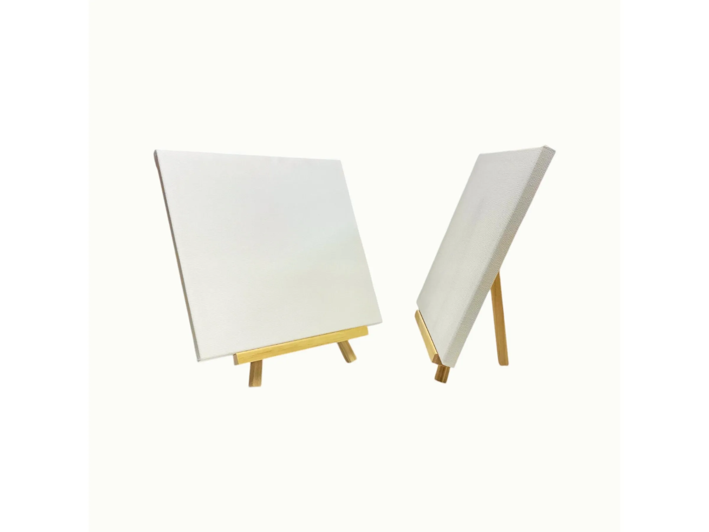 Pack of 12 25x25cm Canvas Easel Set