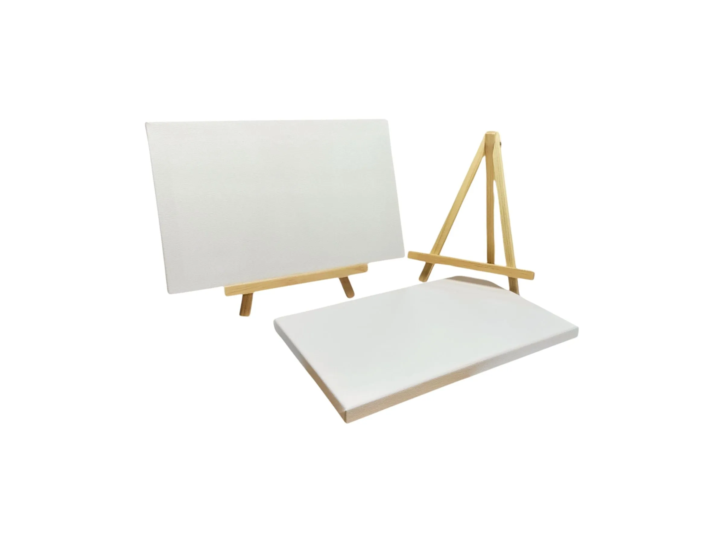 Pack of 6 20x30cm Canvas Easel Set