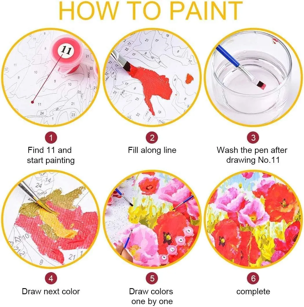 Paint by Numbers Kit for Adults - Peter Paul Rubens Anna of Habsburg Queen of France Peter Paul Rubens Paint by Numbers for Adults Beginner DIY Painting by Numbers Framed and Easel