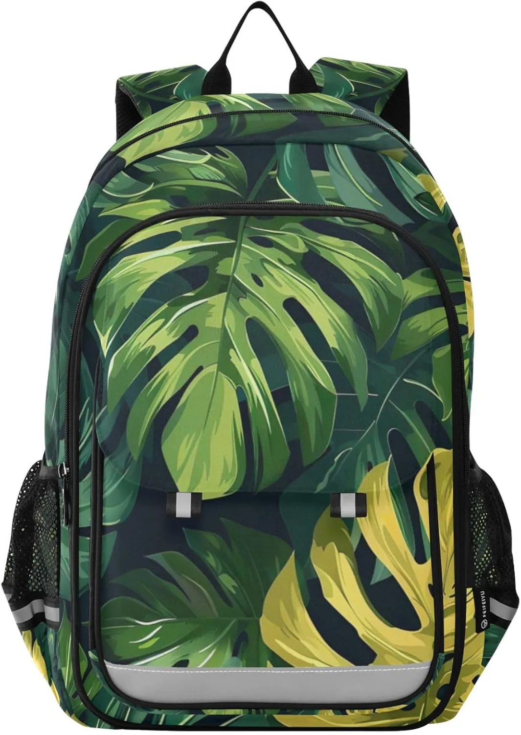 Palm Leaves Print Backpack for Boys Middle-School Elementary Bookbags 20325096