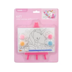 PBN Mini Canvas with Easel - Unicorn