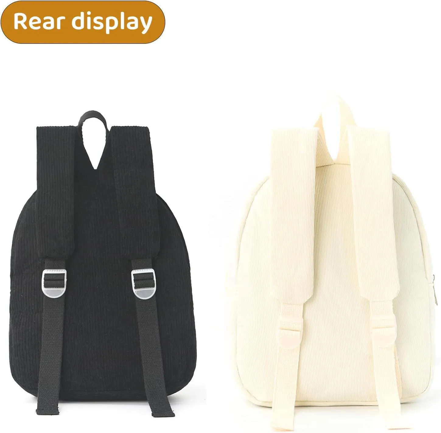 Personalized Backpack Custom Embroidered Name - Soft and Comfortable, Easy to Wash, for Boys Girls Kids Travel Work (Khaki bear)