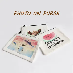 Personalized Purse with Photo, Texts, Logos for Women - Unique and Thoughtful Gift