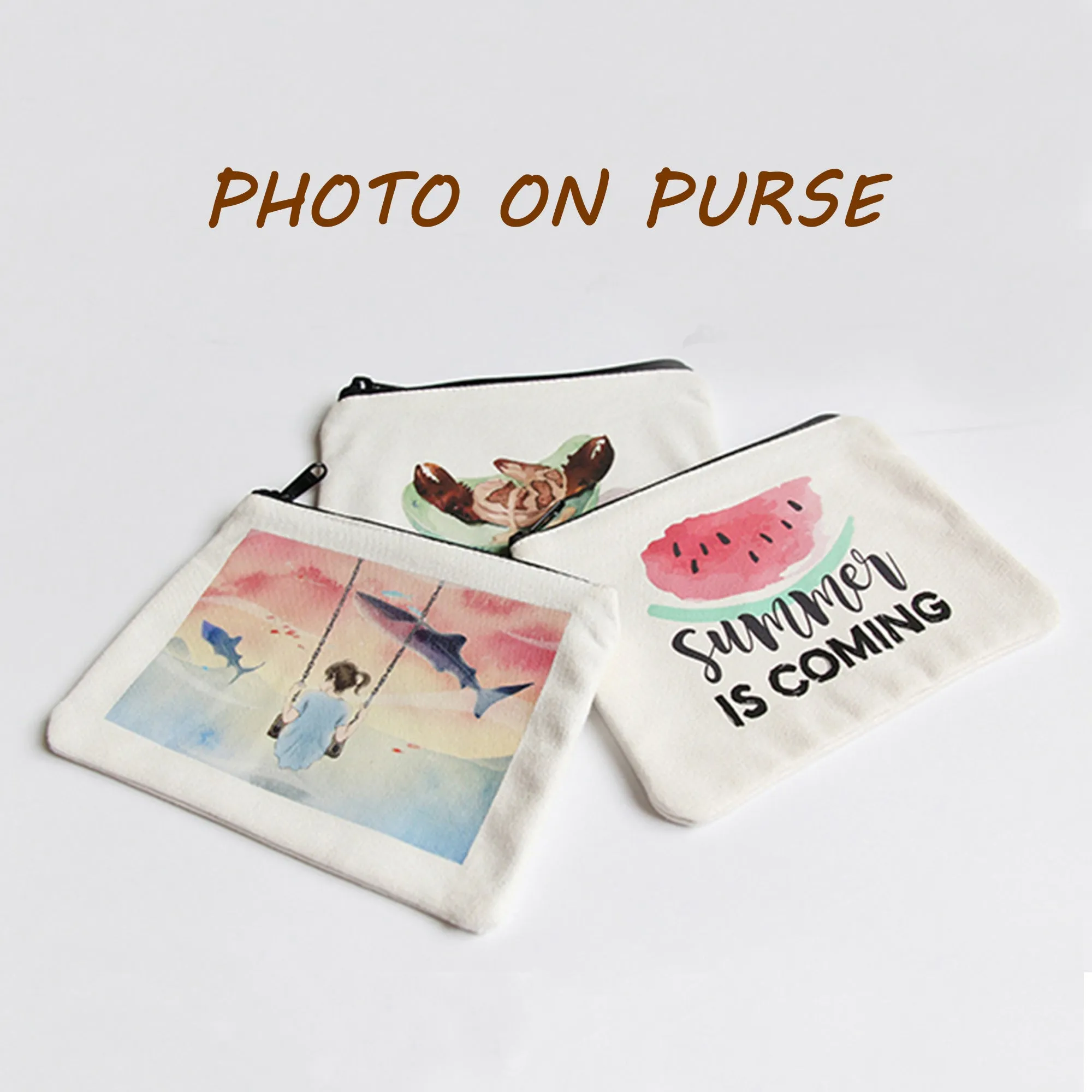 Personalized Purse with Photo, Texts, Logos for Women - Unique and Thoughtful Gift