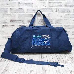 Personalized Swim Shark Attack Travel Bag