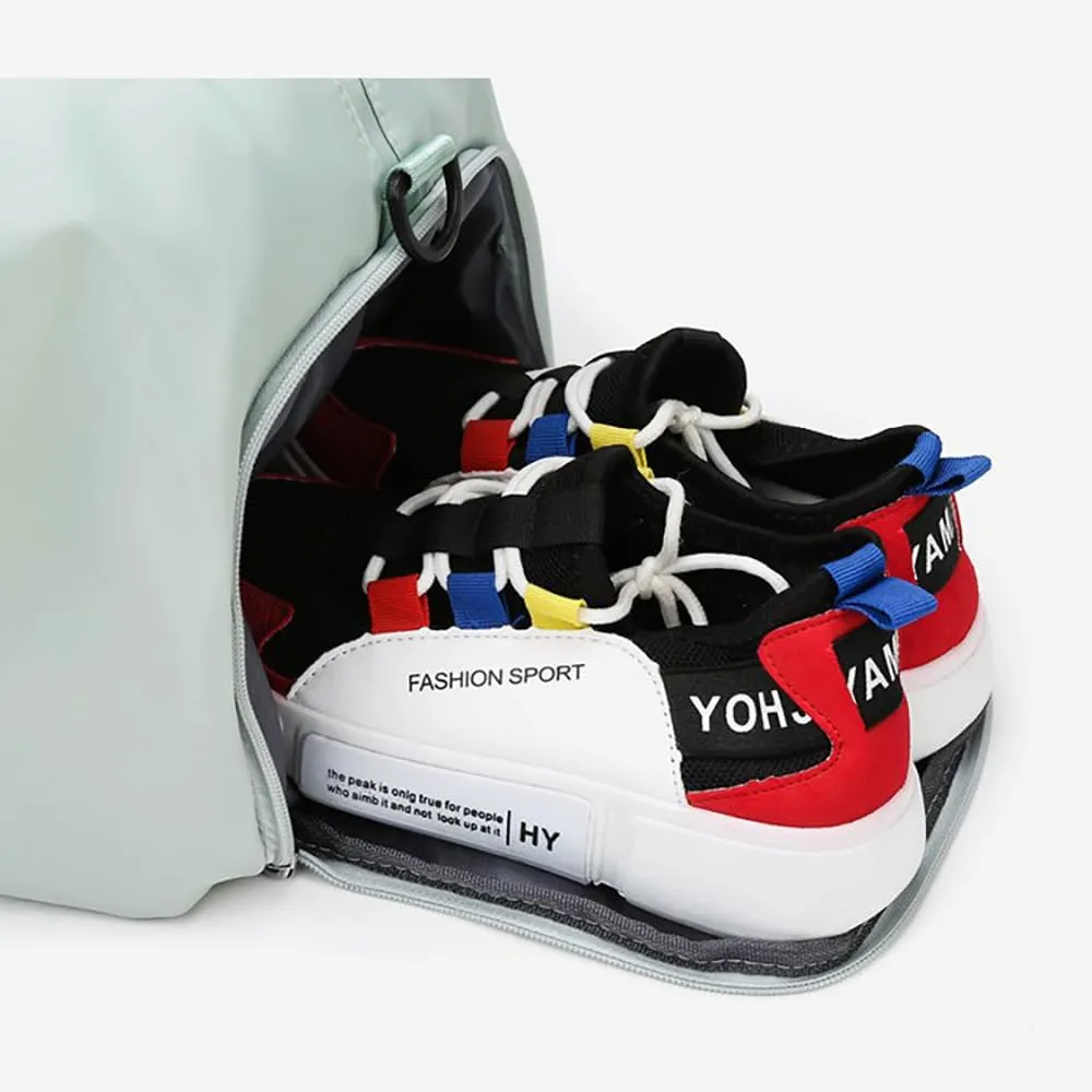 Personalized Waterproof Gym Team Sports Bag Custom Travel Duffle Bag With Logo/Name/Photo (Golden)