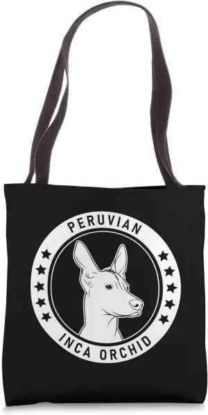 Peruvian Inca Orchid Dog Portrait Tote Bag
