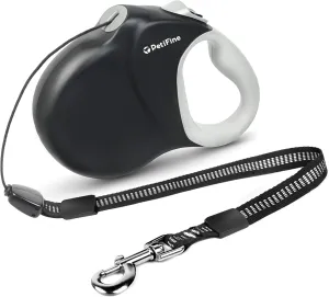 PetiFine Retractable Dog Leash,30 FT Heavy Duty Dog Walking Leash for Medium Large Dogs up to 110 lbs, Upgraded No Tangle Long Retractable Dog Lead