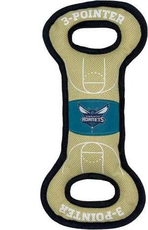 Pets First NBA Charlotte Hornets Field Toy. - Tough Nylon Pet Toy with Double Trim Stitching & Inner Squeaker, One Size