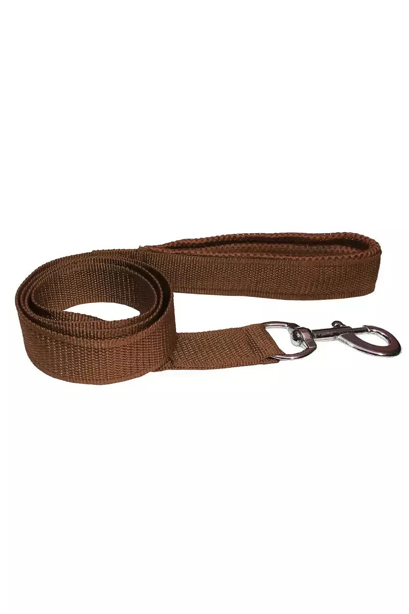 Petshop7 Nylon Messh Dog Collar & Leash (Large)- Brown
