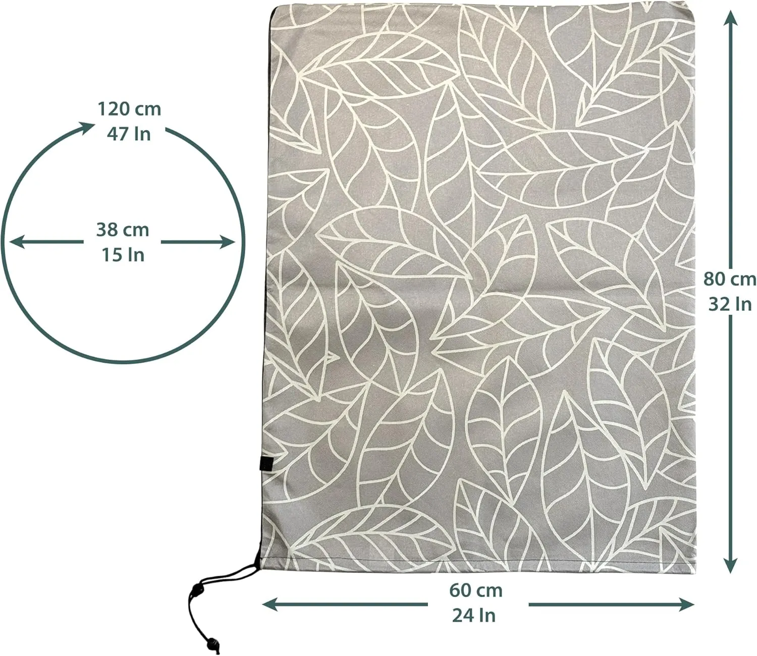 Plant Covers Freeze Protection 24"x32" in 2 Pack | Brown Winter Frost Blankets for Outdoor Plants | Reusable Garden Cover Bags with Zipper Drawstring | Cold Weather Shrub Protection Cloth