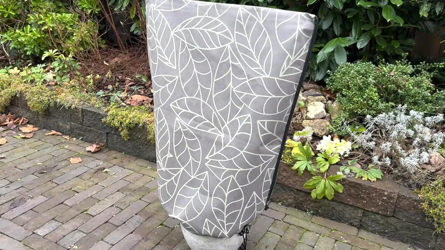 Plant Covers Freeze Protection 24"x32" in 2 Pack | Brown Winter Frost Blankets for Outdoor Plants | Reusable Garden Cover Bags with Zipper Drawstring | Cold Weather Shrub Protection Cloth