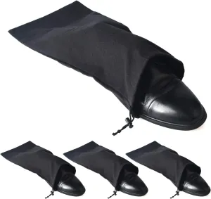 PlasMaller Shoe Storage Bags 100% Cotton with Drawstring for Men and Women for Travel Protecting and Storing Shoes