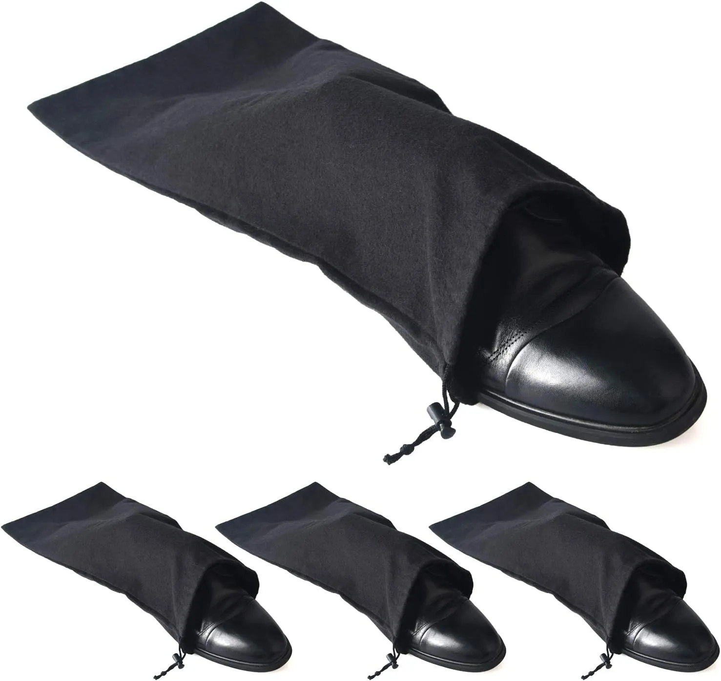 PlasMaller Shoe Storage Bags 100% Cotton with Drawstring for Men and Women for Travel Protecting and Storing Shoes