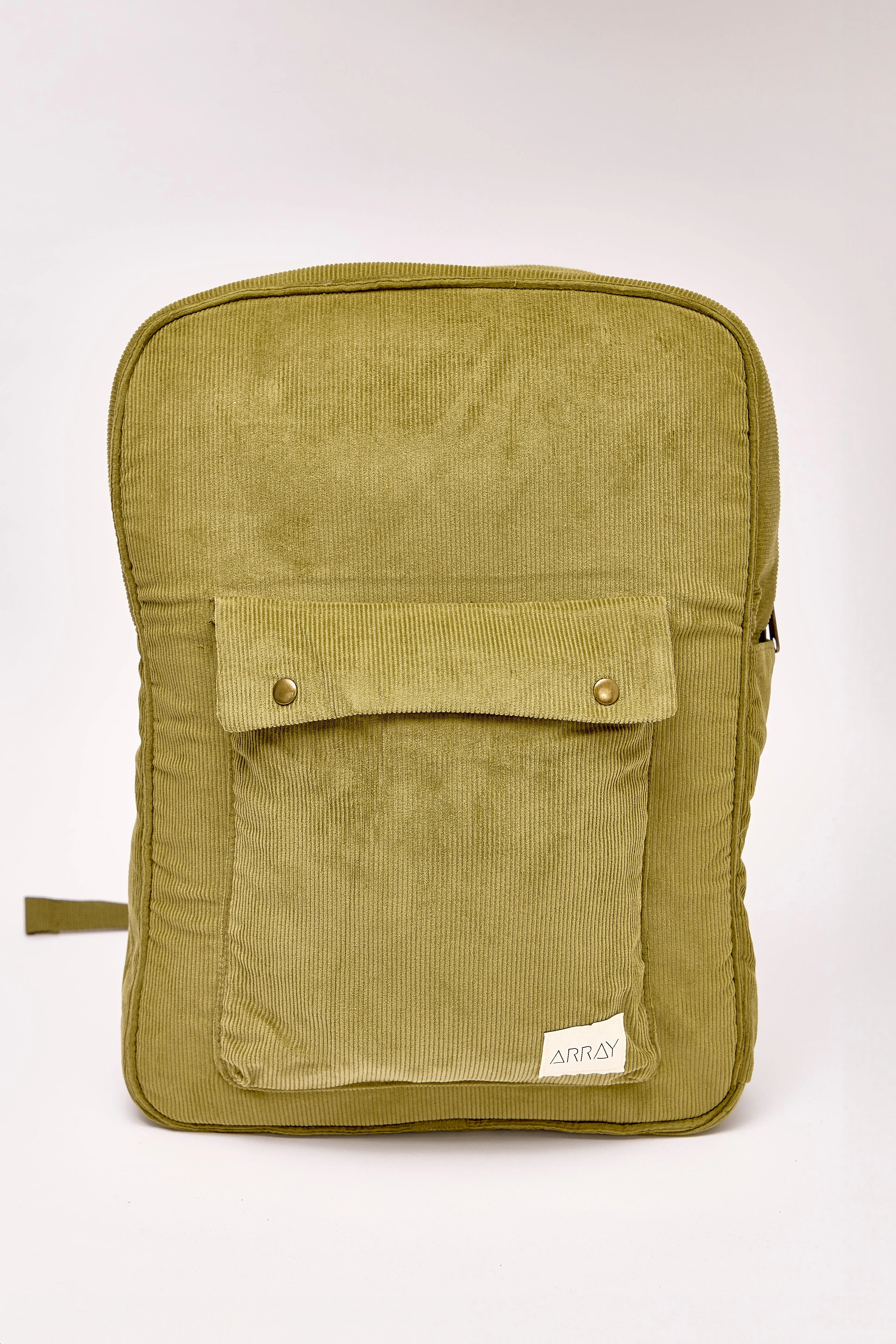 Pocket Backpack - AVOCADO GREEN CORDUROY
