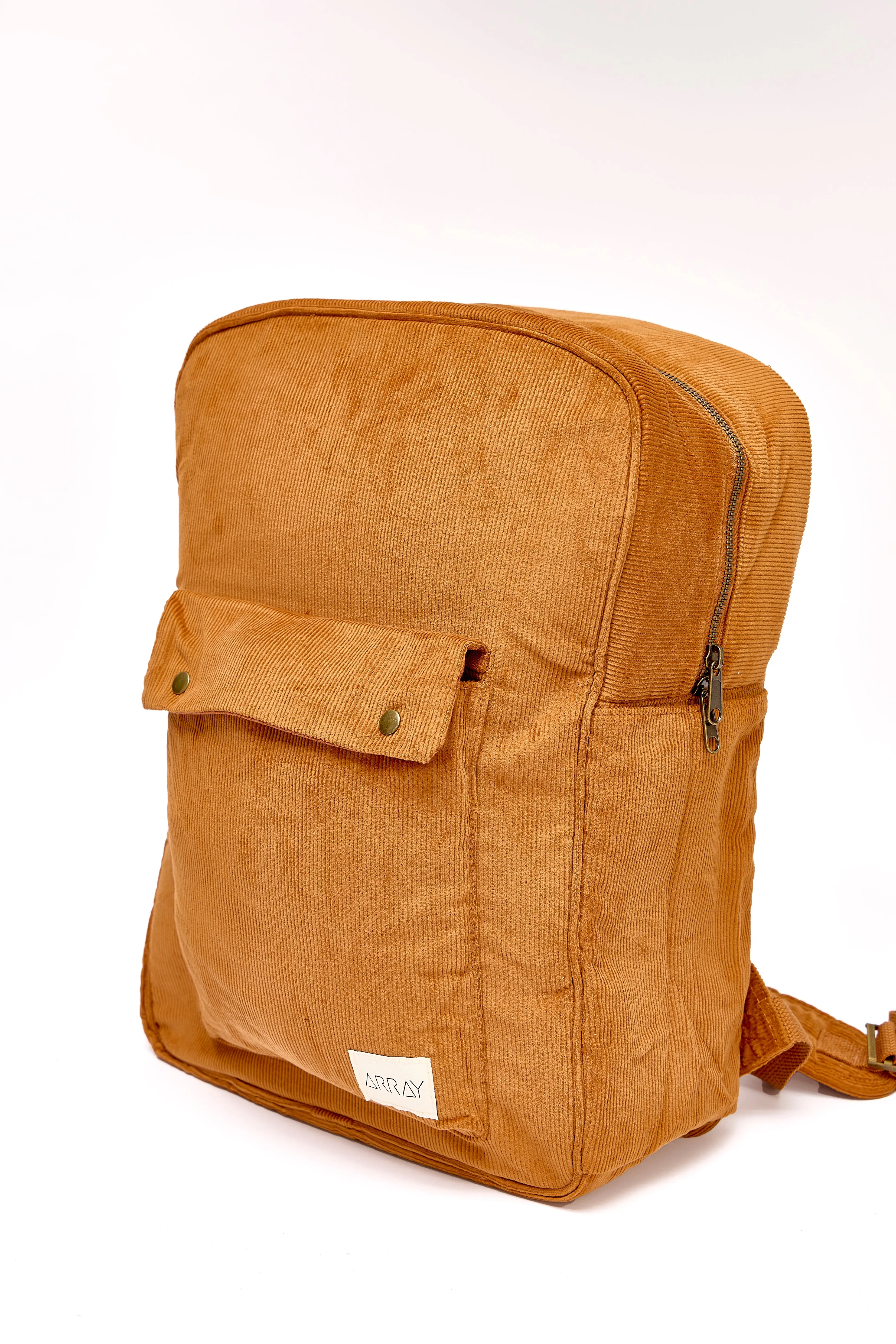 Pocket Backpack - CARAMEL CORDUROY