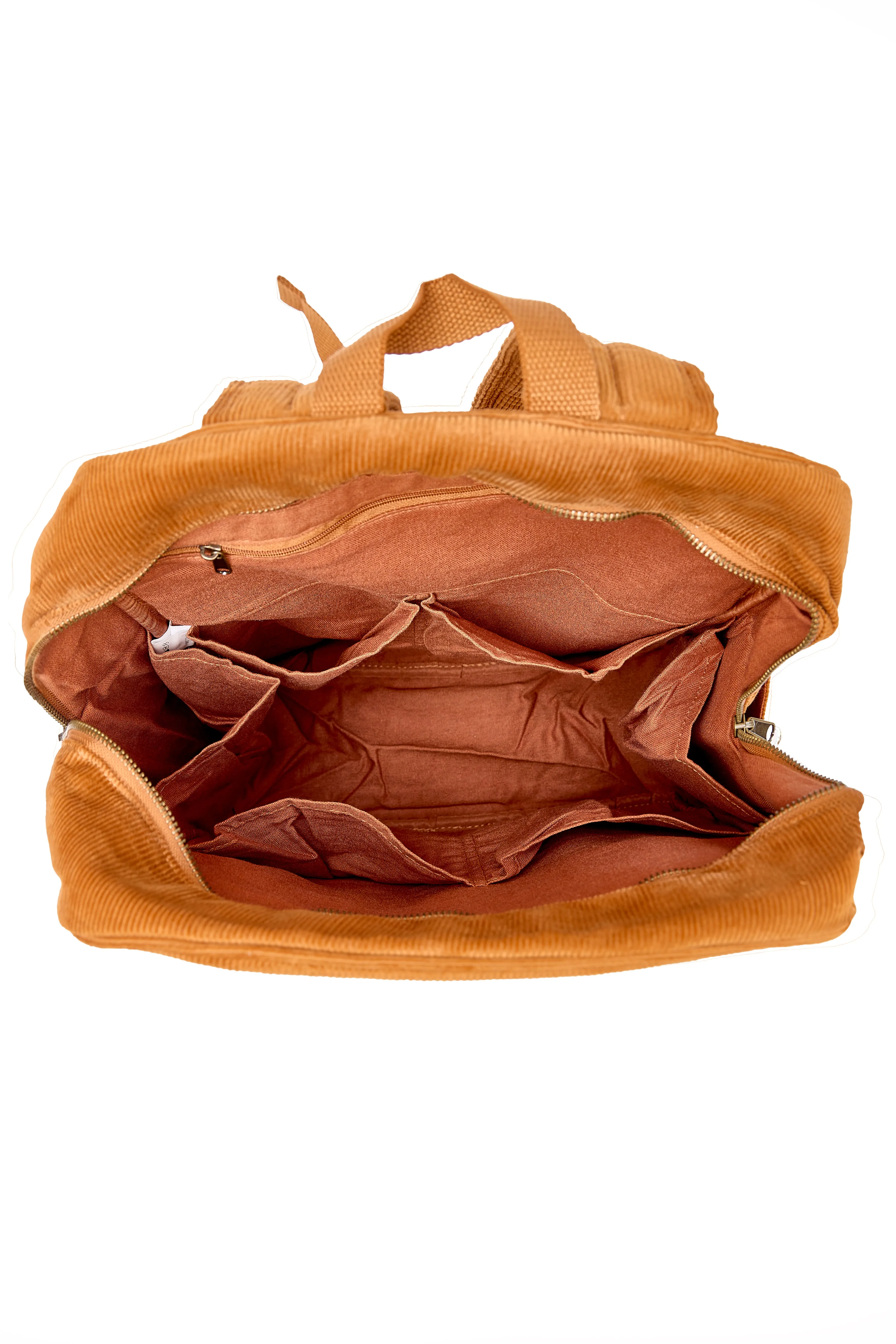 Pocket Backpack - CARAMEL CORDUROY