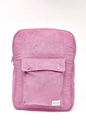 Pocket Backpack - MAUVE CORDUROY