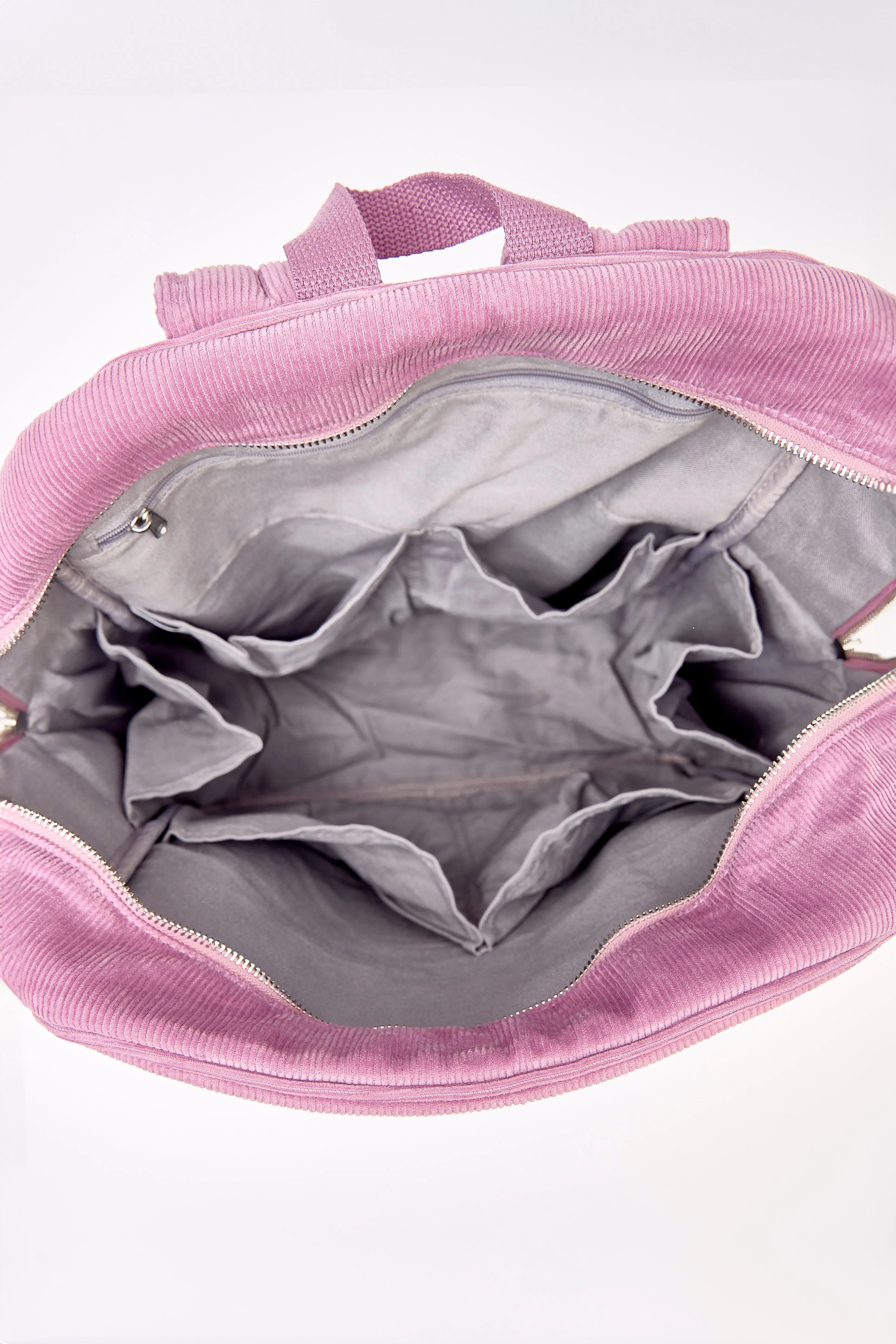 Pocket Backpack - MAUVE CORDUROY