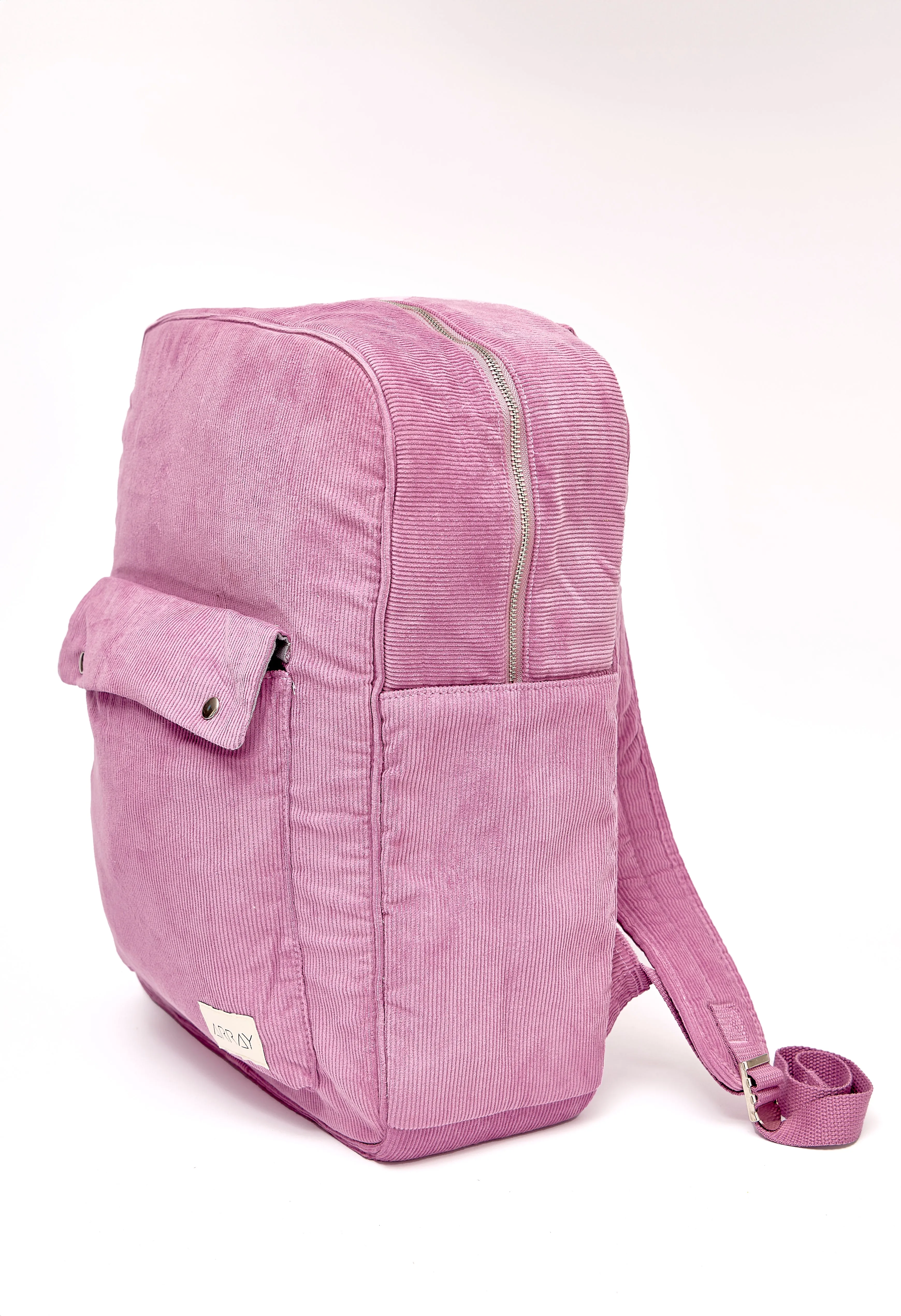 Pocket Backpack - MAUVE CORDUROY