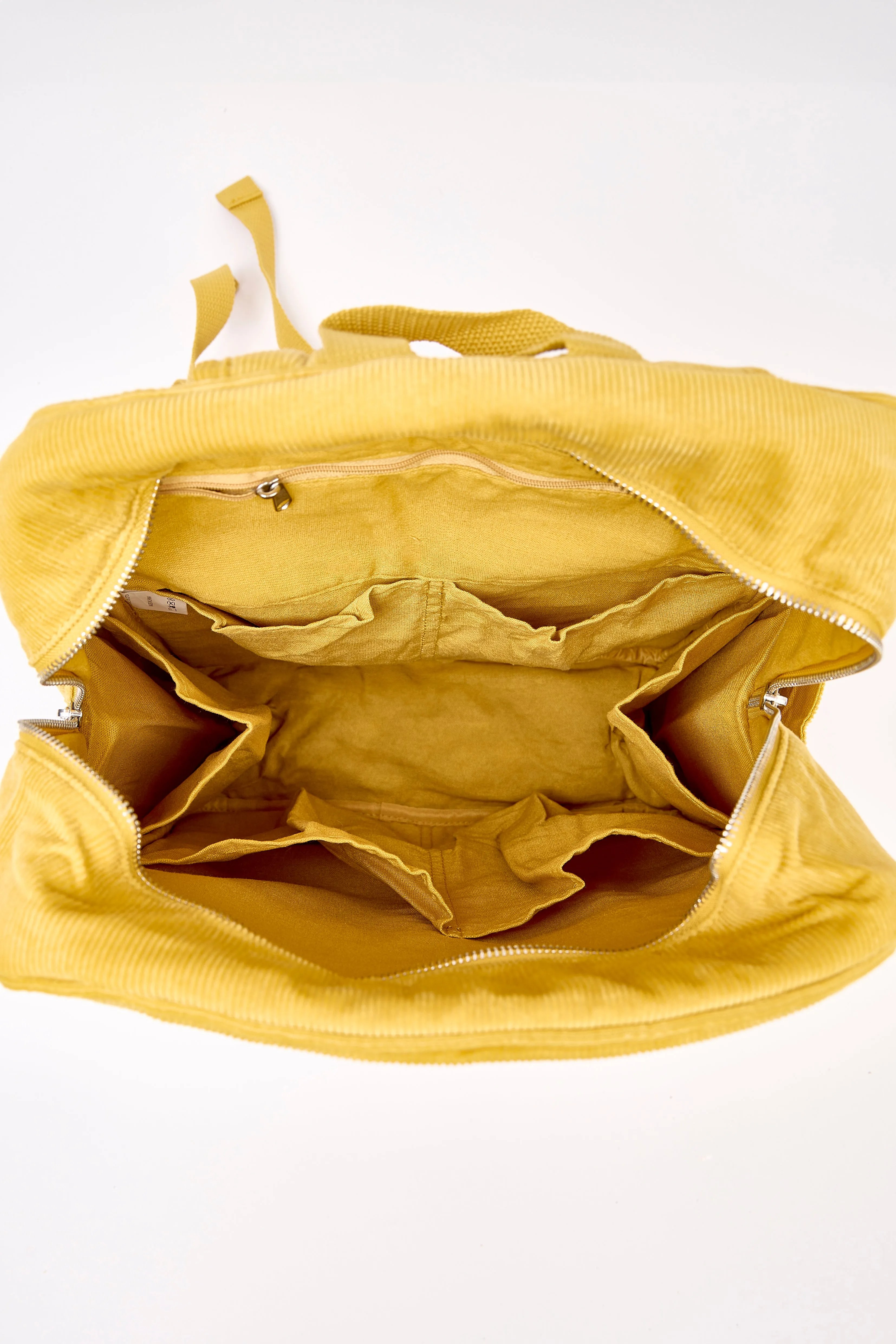 Pocket Backpack - MUSTARD CORDUROY