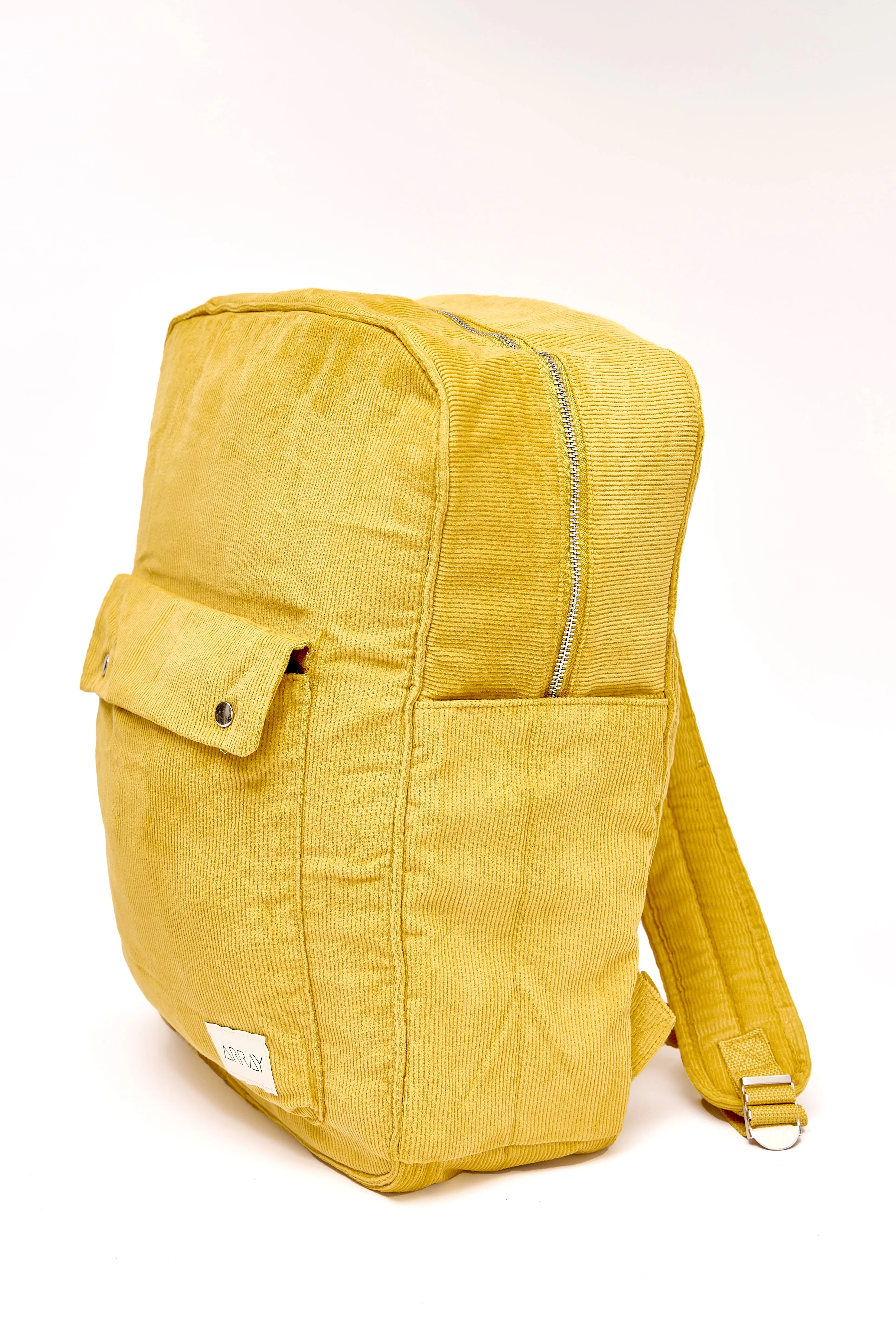 Pocket Backpack - MUSTARD CORDUROY