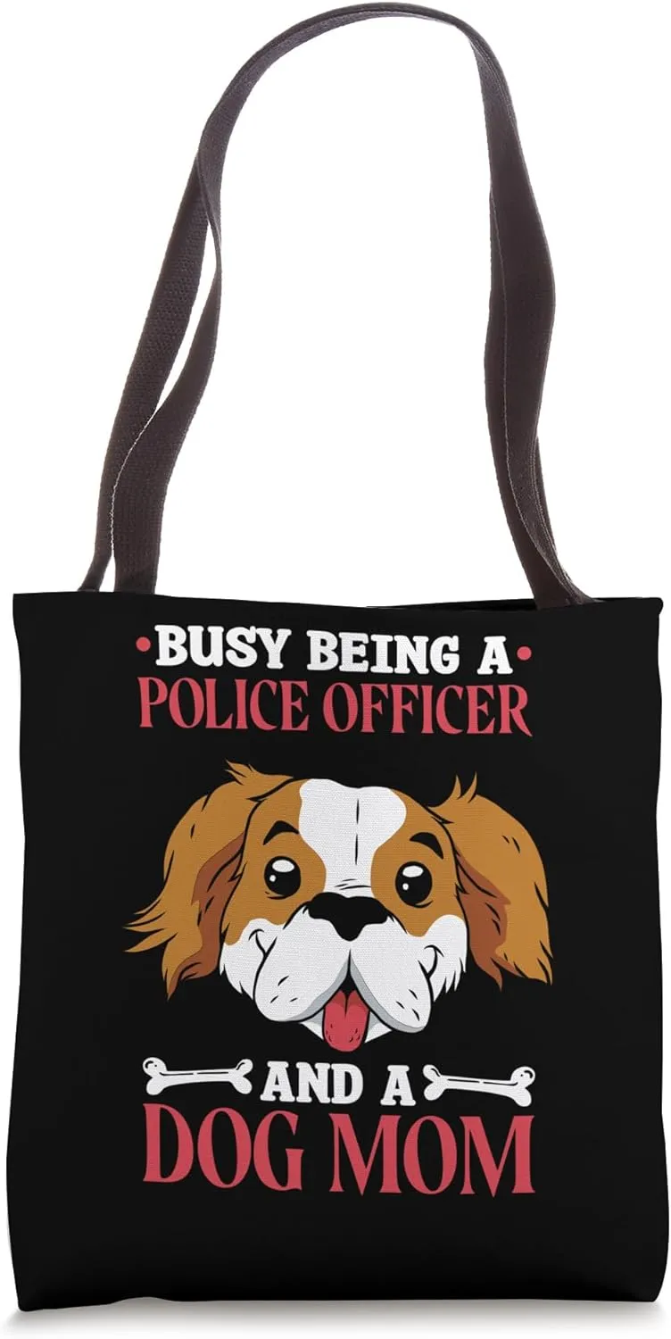 Police Officer Dog Lover for Law Enforcer Tote Bag
