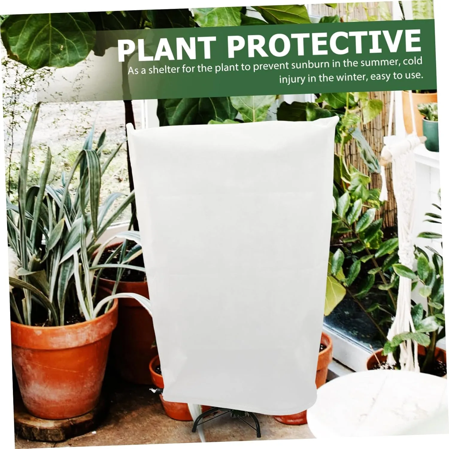 POPETPOP 2sets Plant Protection Cover Winter Plant Freeze Protection Frost Proof Bags for Shrubs Trees 2pcs*2