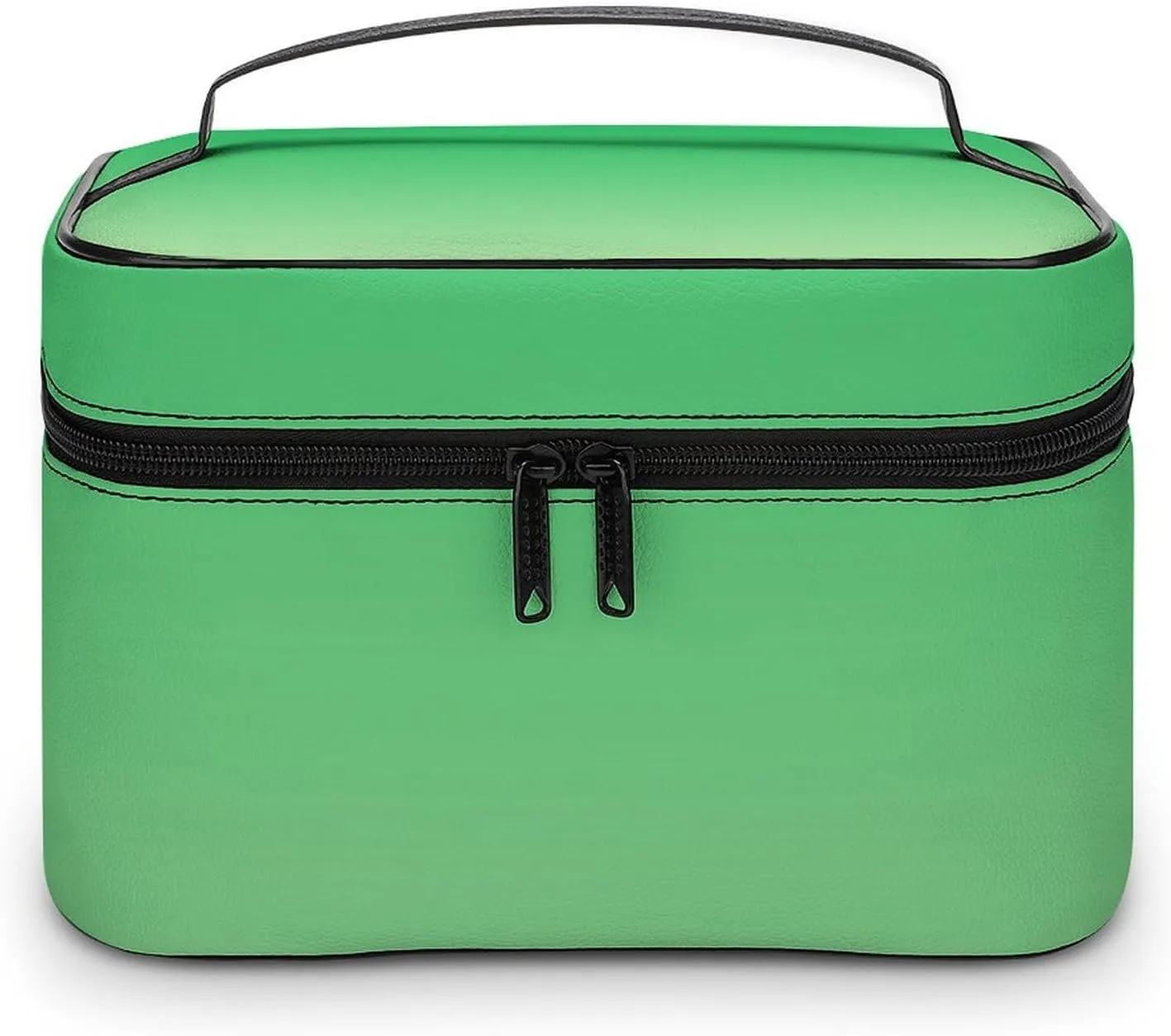 Portable Make Bag, Neon Green Ombre Cosmetic Case Portable Cosmetic Portable Organizer for Men & Women