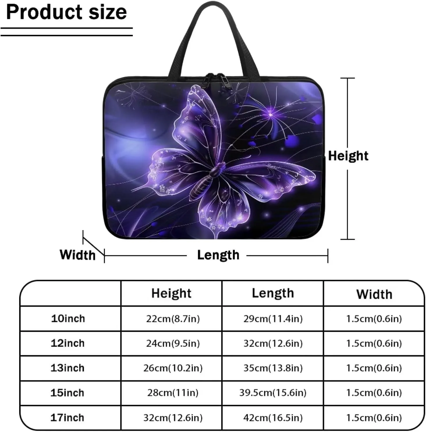 Print Pattern Laptop Bag Laptop Case, Laptop Sleeve, Laptop Cover,Laptop Sleeve Bag, Men Women Gifts