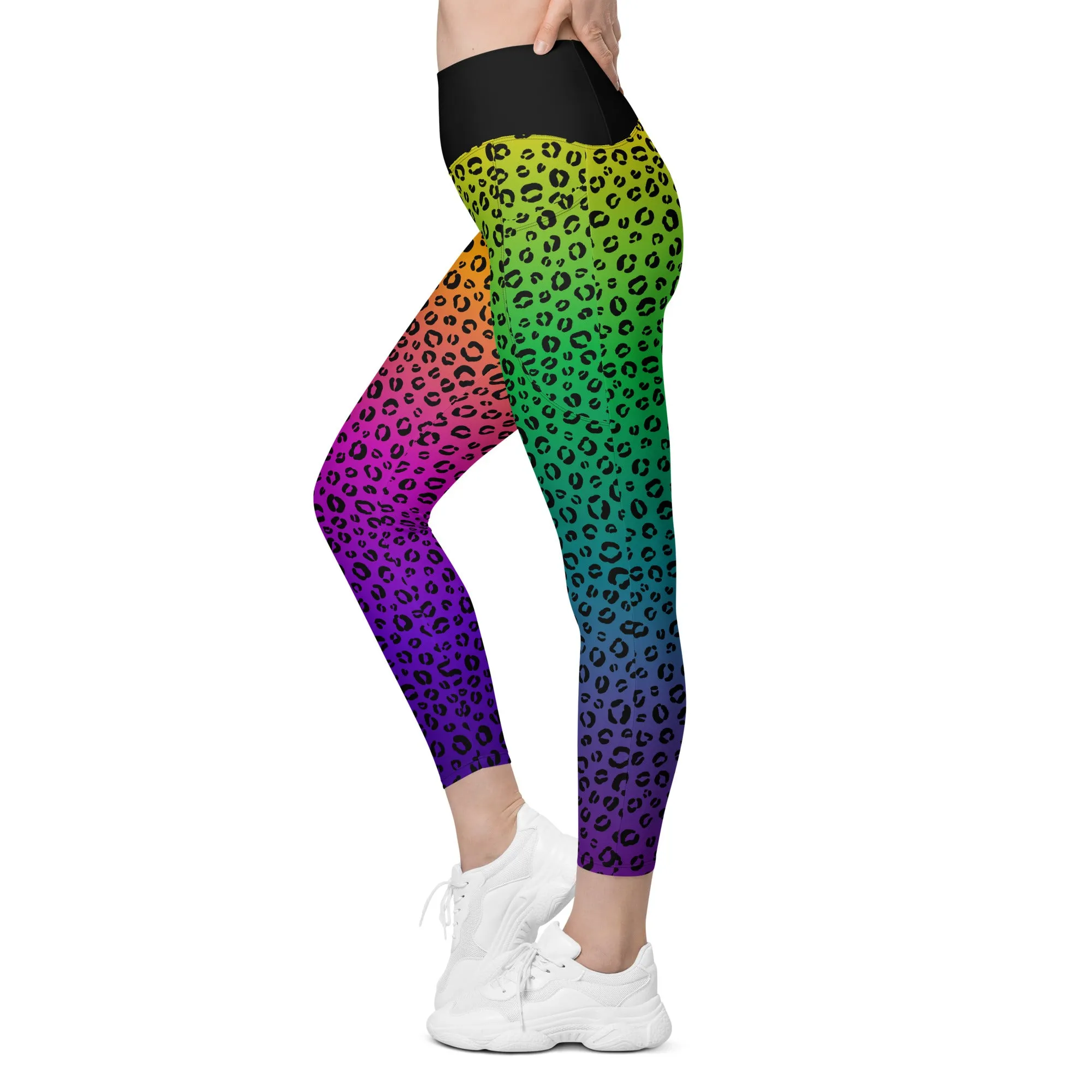 Prism Prowl Ombre Leggings with Pockets