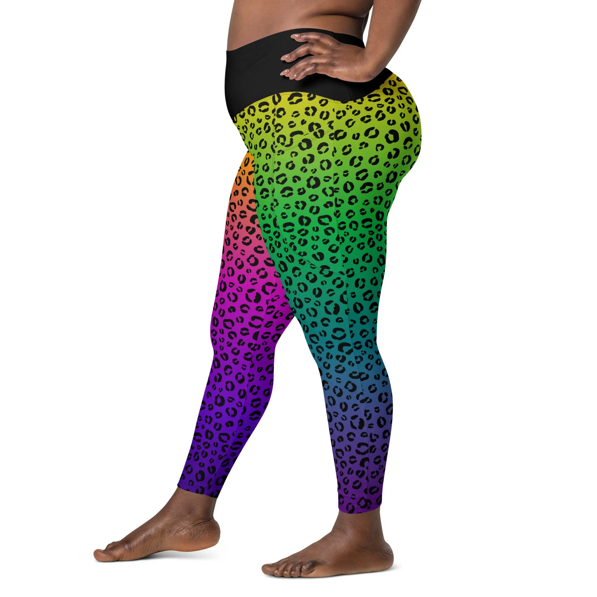 Prism Prowl Ombre Leggings with Pockets