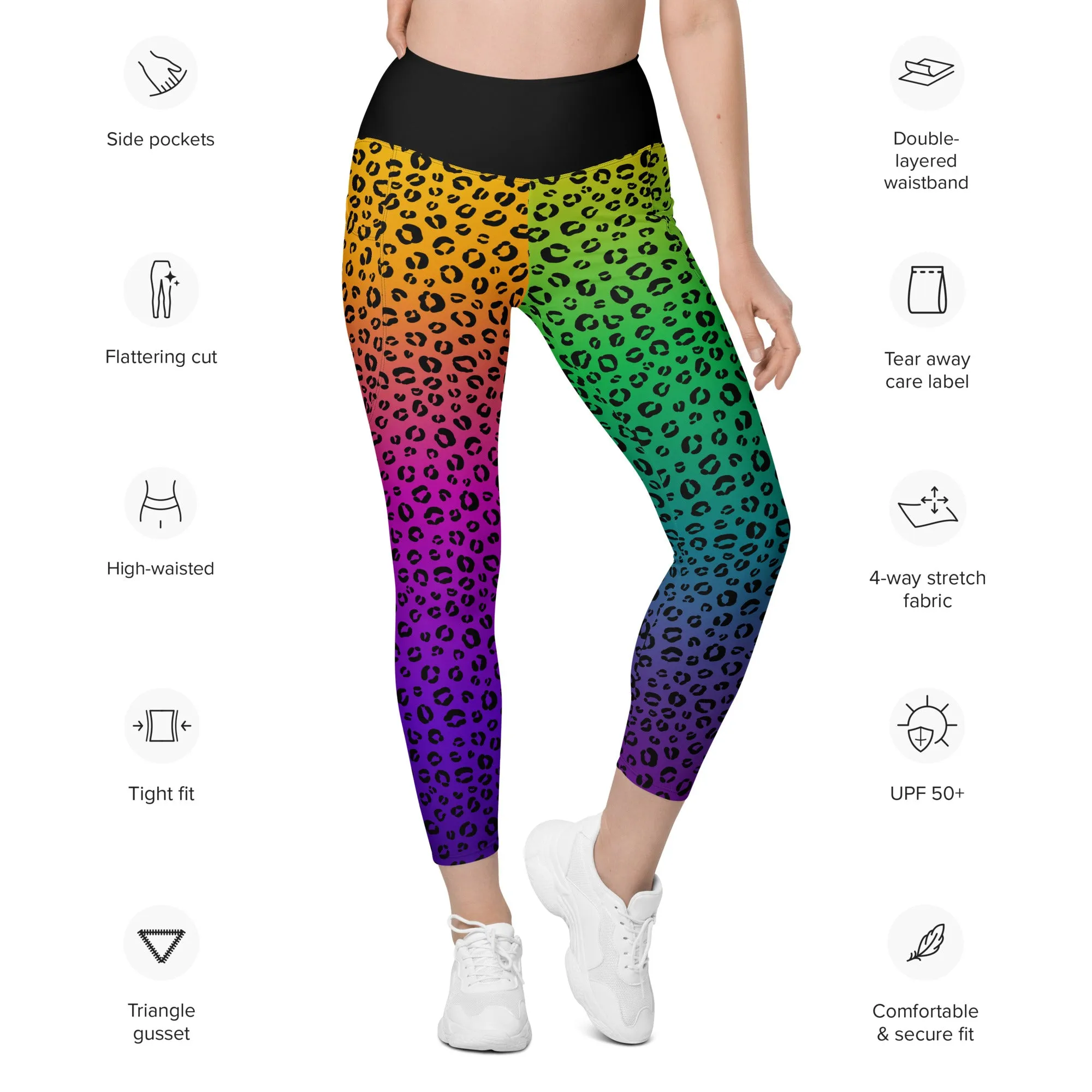Prism Prowl Ombre Leggings with Pockets