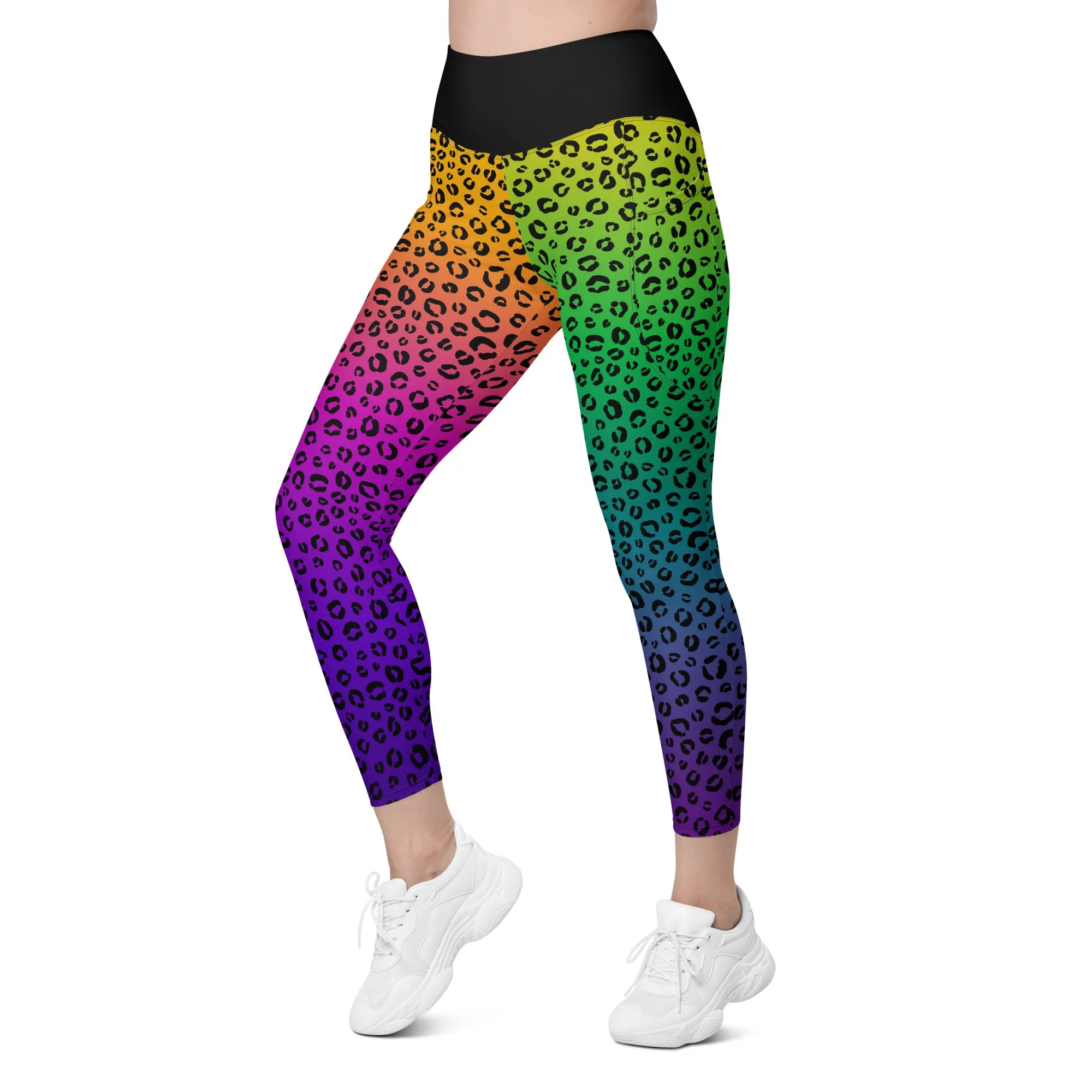 Prism Prowl Ombre Leggings with Pockets