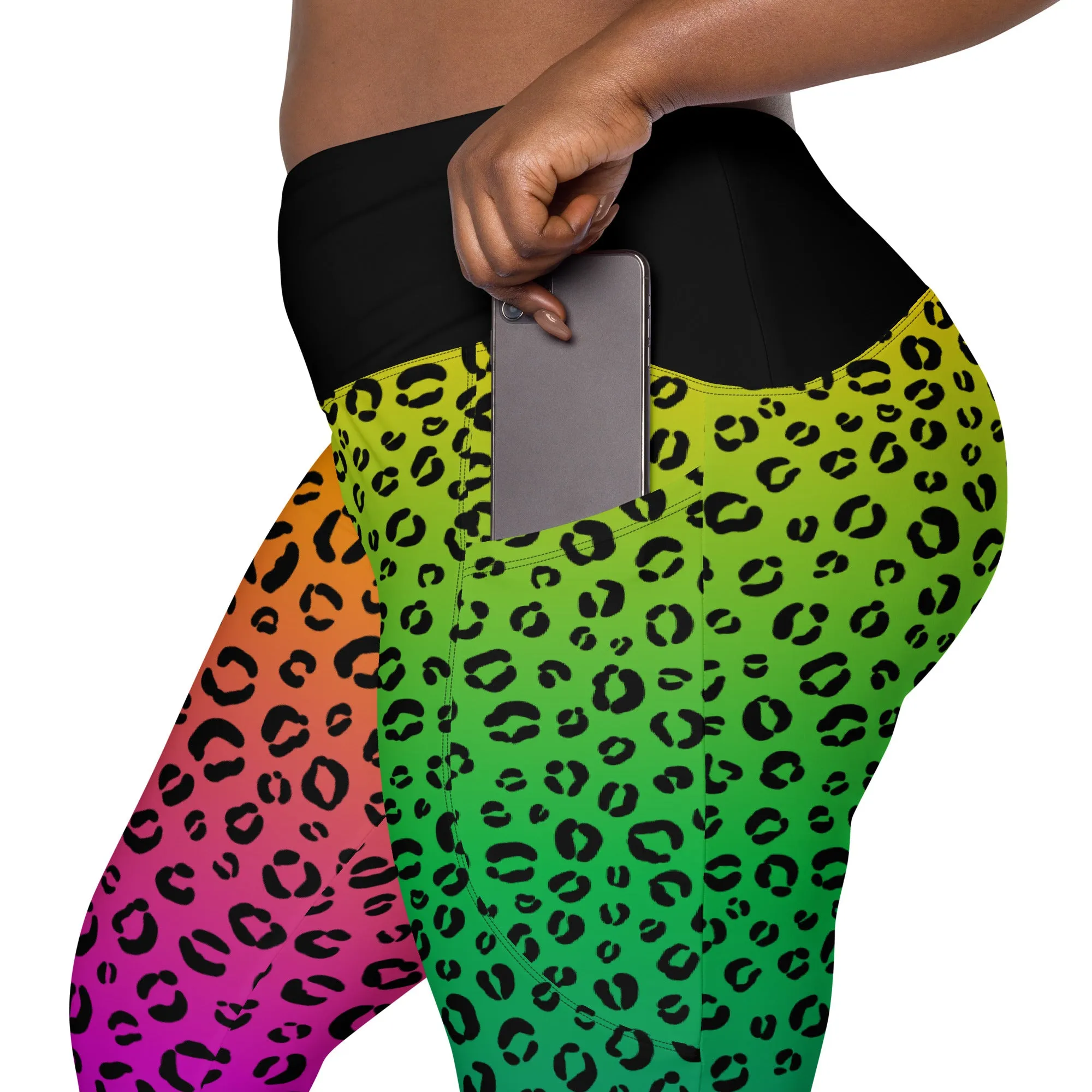 Prism Prowl Ombre Leggings with Pockets