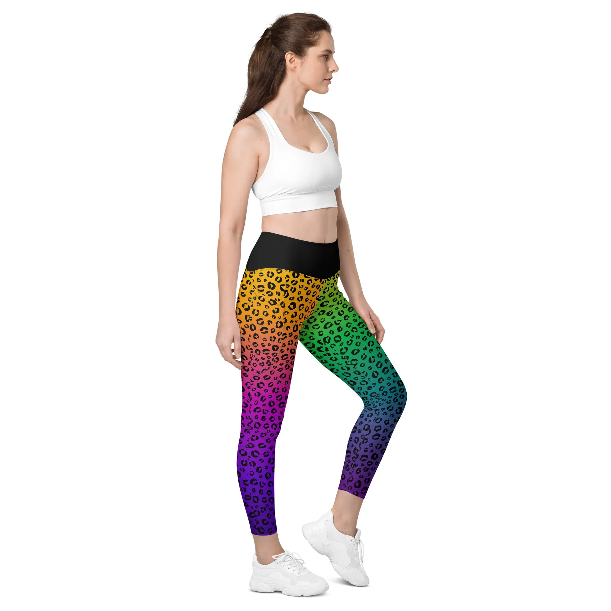 Prism Prowl Ombre Leggings with Pockets