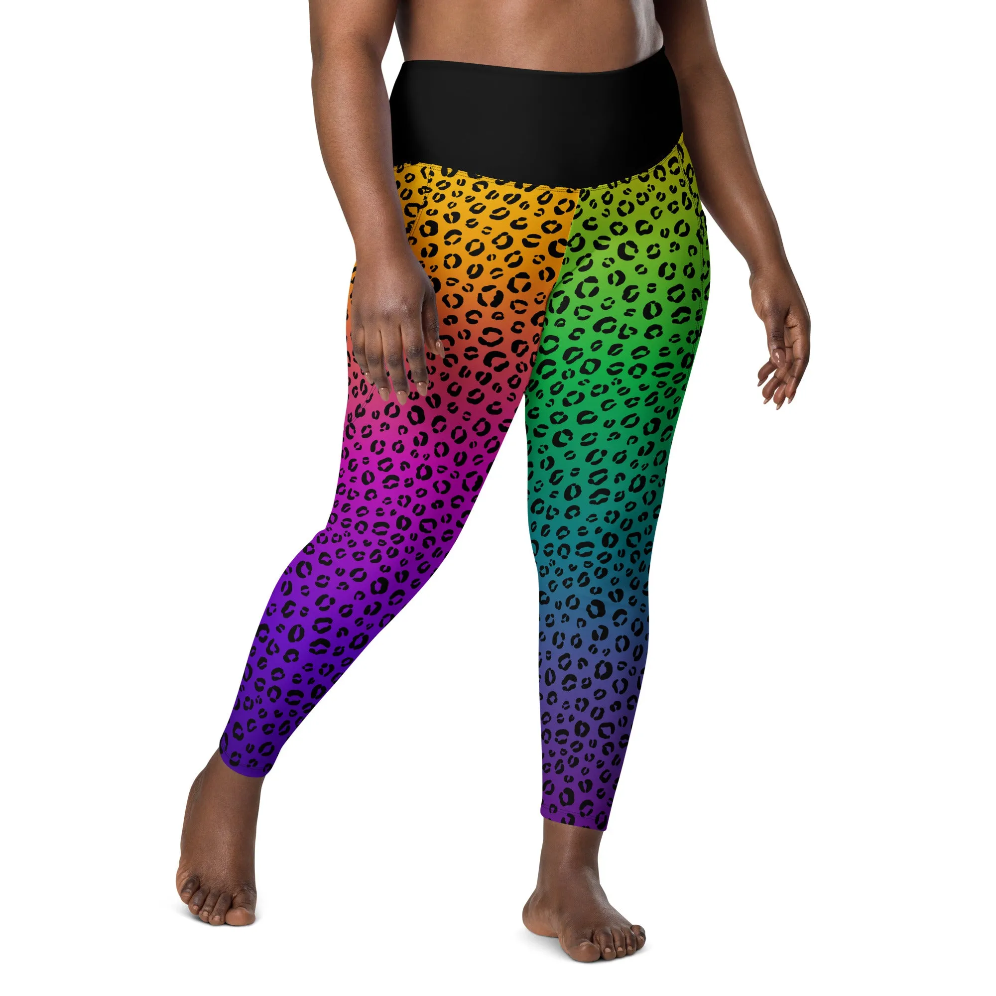 Prism Prowl Ombre Leggings with Pockets