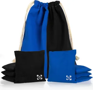 Professional Cornhole Bags - Set of 8 Regulation All Weather Double Sided - Sticky Side/Slick Side Bean Bags for Pro Corn Hole Game