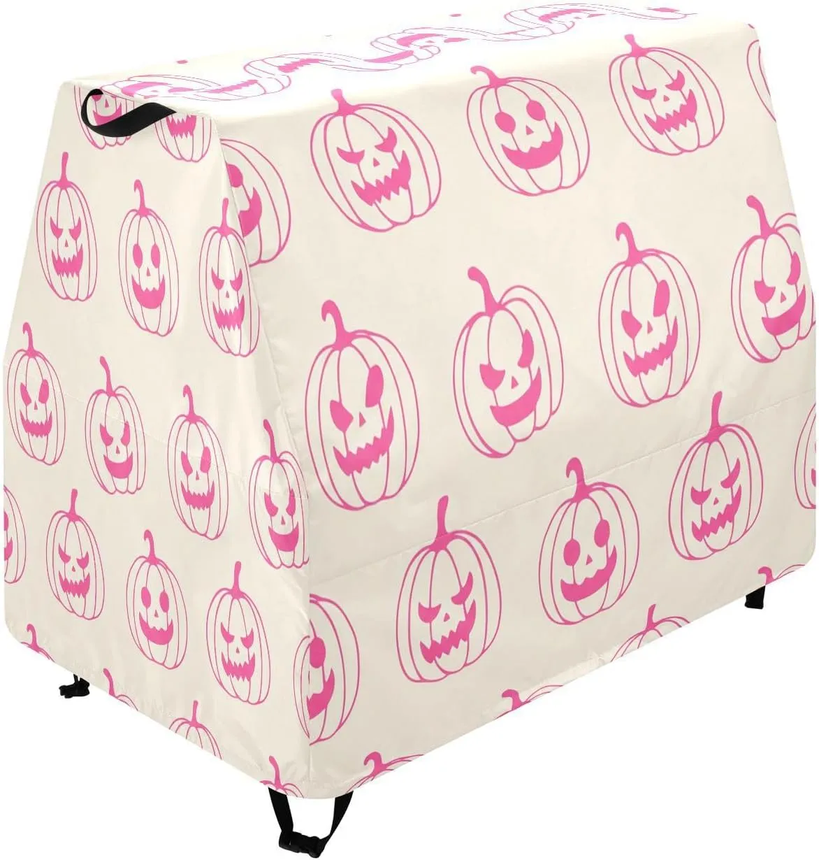 Qilmy Pumpkins Jack O'lanterns Kids Water Table Cover, Waterproof Patio Table Covers for Outdoor Toddler Splash Tables, UV Resistant & Dustproof Play Table Protector, Cover Only