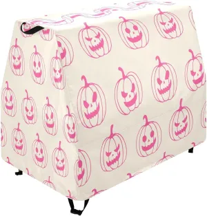 Qilmy Pumpkins Jack O'lanterns Kids Water Table Cover, Waterproof Patio Table Covers for Outdoor Toddler Splash Tables, UV Resistant & Dustproof Play Table Protector, Cover Only