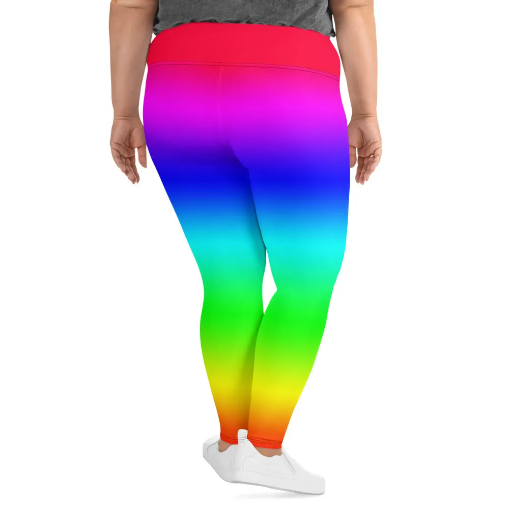 Rainbow Plus Size Leggings