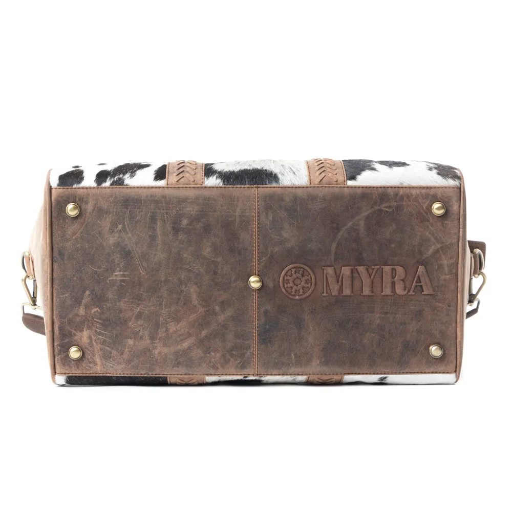 Rancher's Romance Mini Duffle In Black & White