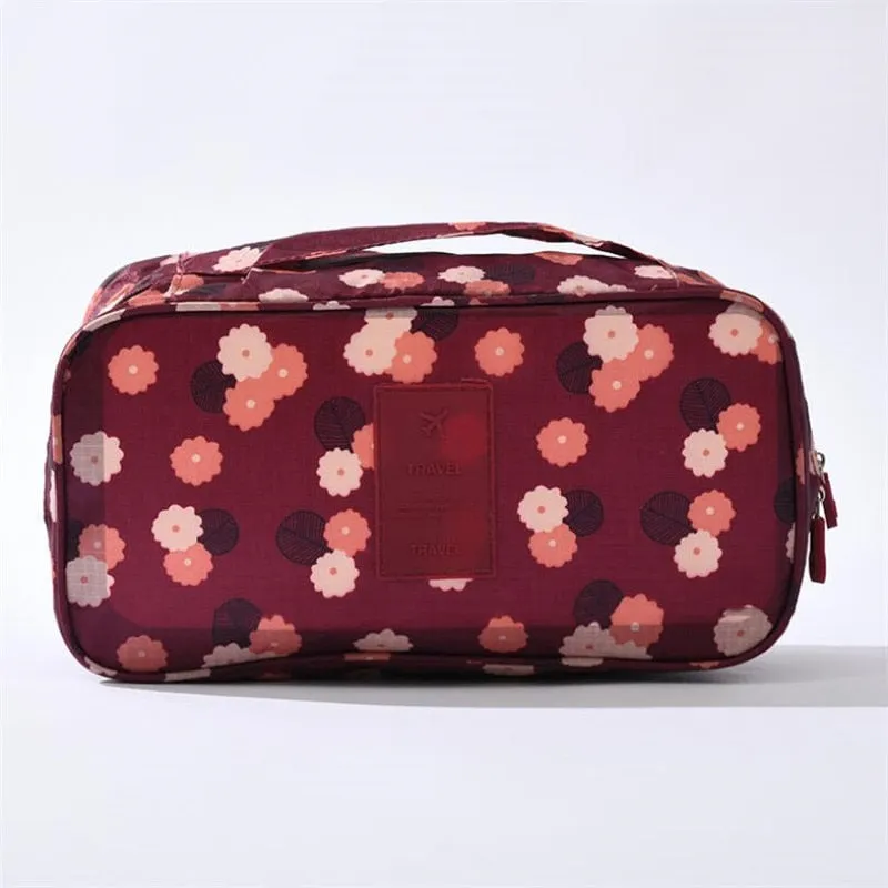 Realaiot Travel Bra Bag Underwear Organizer Bag Women Bedroom Underwear Packaging Cube Pouch Bra And Panty Storage High Quality Wash Case