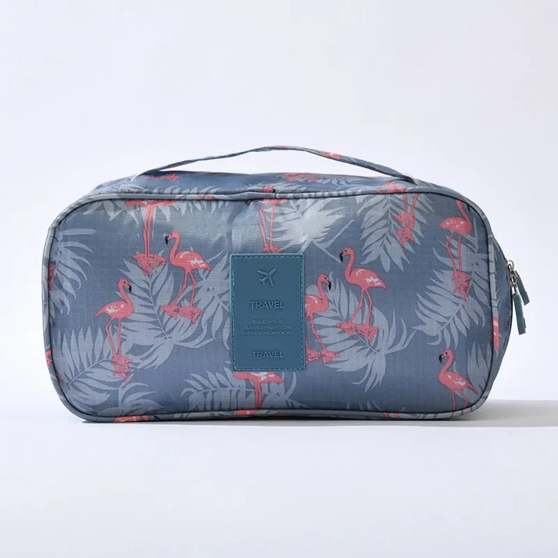 Realaiot Travel Bra Bag Underwear Organizer Bag Women Bedroom Underwear Packaging Cube Pouch Bra And Panty Storage High Quality Wash Case