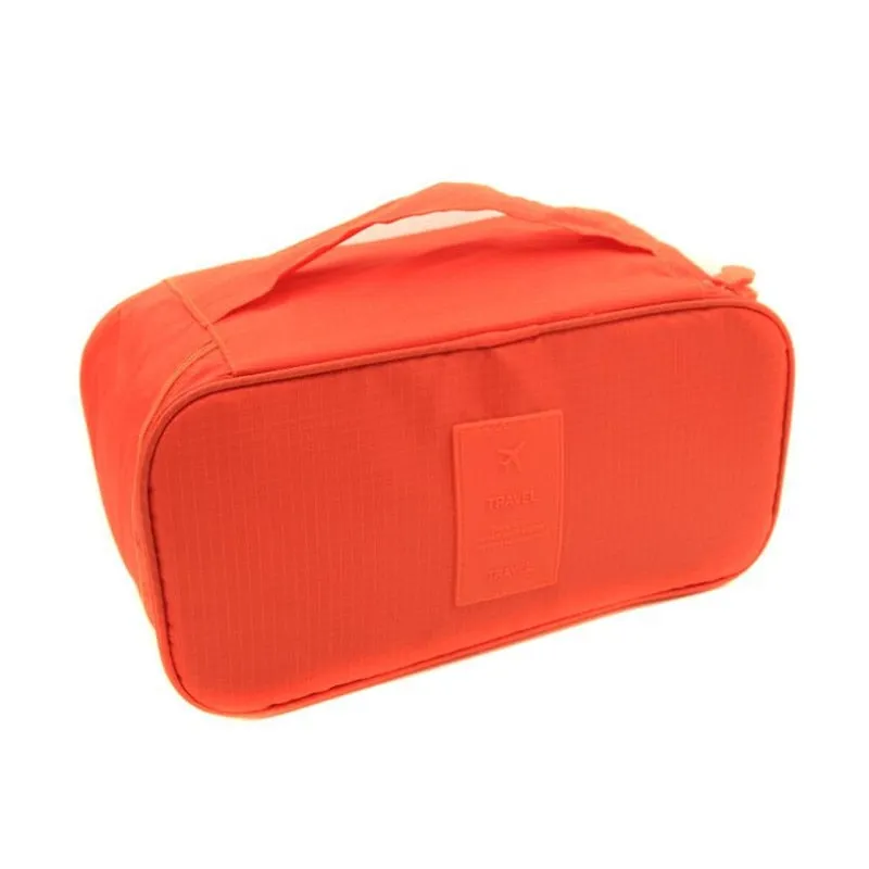 Realaiot Travel Bra Bag Underwear Organizer Bag Women Bedroom Underwear Packaging Cube Pouch Bra And Panty Storage High Quality Wash Case