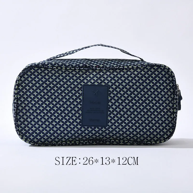 Realaiot Travel Bra Bag Underwear Organizer Bag Women Bedroom Underwear Packaging Cube Pouch Bra And Panty Storage High Quality Wash Case