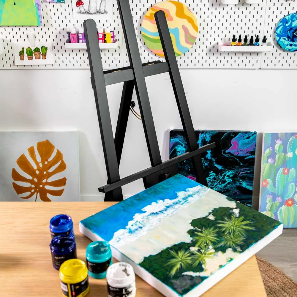 Rear Support Easel Signature Black