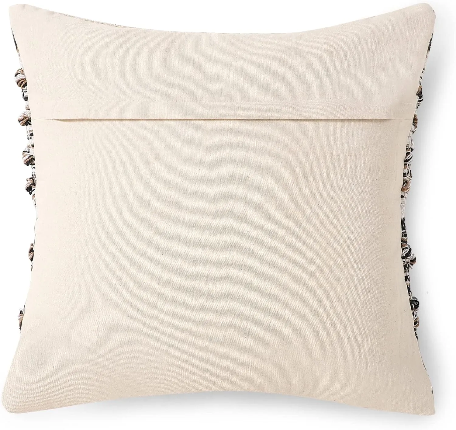 REDEARTH · Handmade Boho Throw Pillow Covers - Bohemian Chic Farmhouse Style - Accent Woven Indoor and Outdoor Pillow Cushion Cases for Couch - Bed - Sofa - Benches – Set of 2-18"x18", Black Jasper