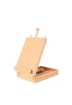 Reeves Cambridge Natural TableTop Easel With Storage Compartment