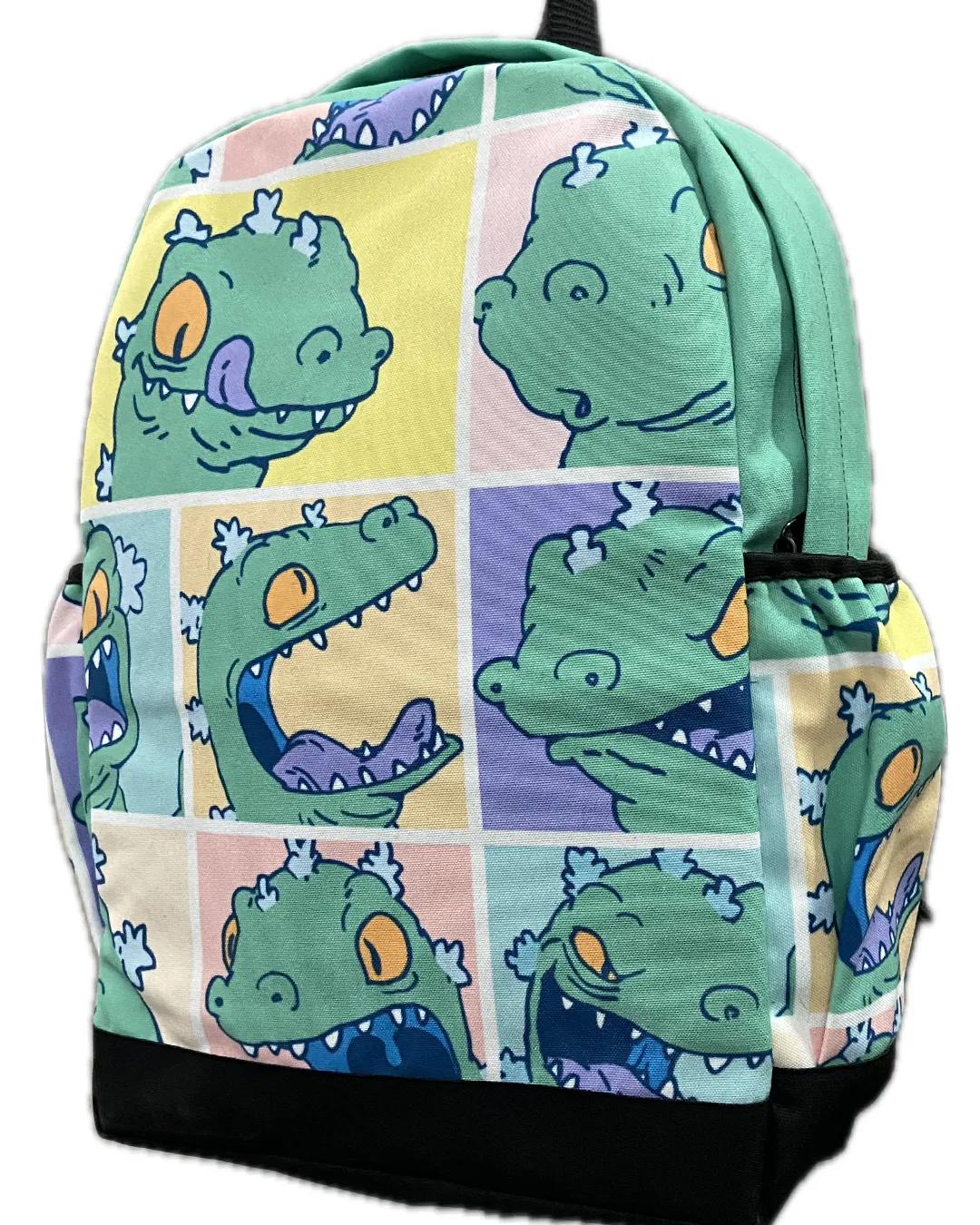 Reptar Rugrats Canvas Backpack